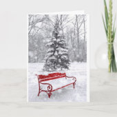 CARTE LA NEIGE EST SI BEAU-ESPOIR QUE VOTRE NOËL EST TRO (Devant)