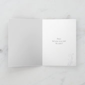 Carte La neige sur les câbles Salutation hivernale (Intérieur)