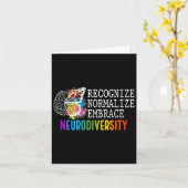 Carte La Neurodiversité Reconnaît Normaliser Embrace Adh (Fleur jaune)
