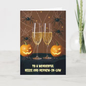 Carte La nièce et Nephew en droit Joyeux Halloween migno (Devant)