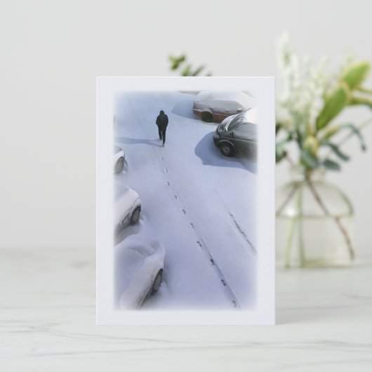 Carte La nouvelle neige (Debout devant)