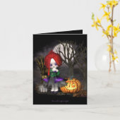 Carte La nuit de son diable ce soir (Fleur jaune)