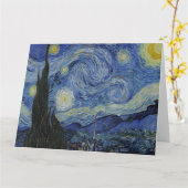 Carte La nuit étoilée de Van Gogh (Fleur jaune)