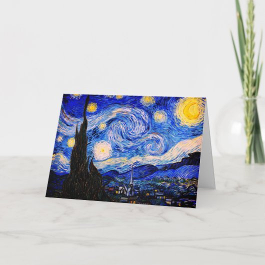 Carte La nuit étoilée par Vincent Van Gogh (Devant)