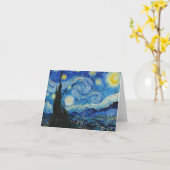 Carte La Nuit étoilée - Vincent Van Gogh (Fleur jaune)