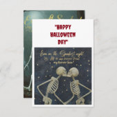 Carte La nuit la plus effrayante, ton amour est mon plus (Devant / Derrière)