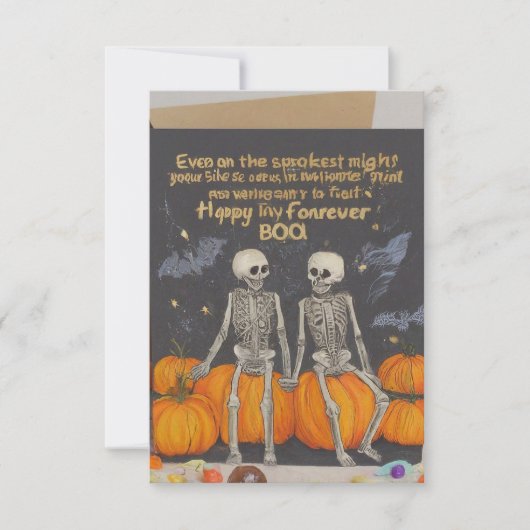 Carte La nuit la plus effrayante, ton amour est mon plus (Devant)