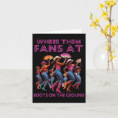 Carte Là Où Ils Vont À Des Bottes Drôle Sur Le Terrain L (Fleur jaune)