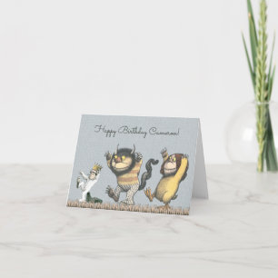 Carte Là où les choses sauvages sont Joyeux Anniversai