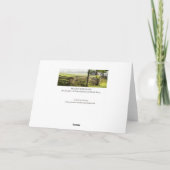 Carte La paix dans la vallée (Dos)