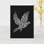 Carte La Paix Dove La Paix Mondiale (Fleur jaune)