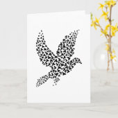 Carte La Paix Dove La Paix Mondiale (Fleur jaune)