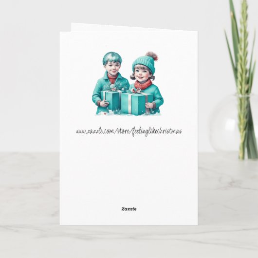 Carte La paix soit avec toi et avec toi | Noël (Dos)