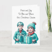 Carte La paix soit avec toi et avec toi | Noël (Devant)