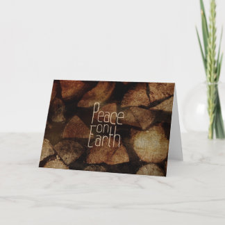 Carte La Paix sur Terre Conception de Noël