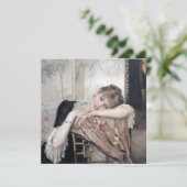 Carte La Parisienne par Albert Edelfelt 1883 (Debout devant)