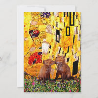 La Parodie Kiss Fox, Klimt,