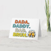 Carte La paternité : De DADA à BRUH (Devant)