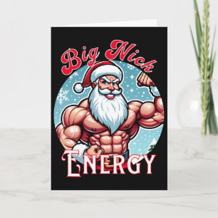 Carte La patrouille musclée du Père Noël Big Nick Energy