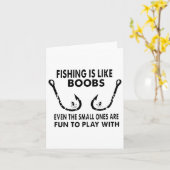 Carte La Pêche Est Comme Le Sein Même Les Petits Sont Am (Fleur jaune)