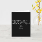 Carte La pêche n'est pas une question de poisson (Fleur jaune)