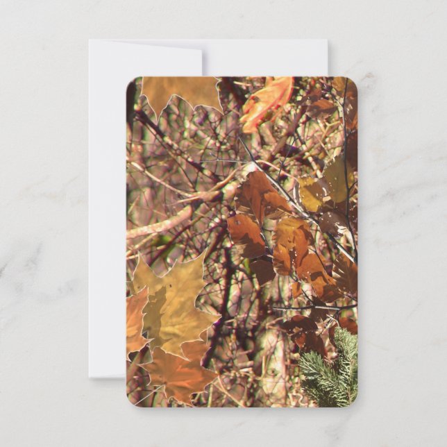 Carte La peinture Camo Camouflage Chasseur Personnaliser (Devant)