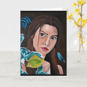 Carte La peinture de l'amoureux à la croisée des étoiles (Fleur jaune)