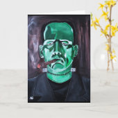 Carte La peinture de Monster par Alfred Fox (Fleur jaune)