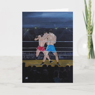 Carte La peinture Les Boxeurs par Alfred Fox