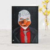 Carte La peinture sur canard de Alfred Fox (Fleur jaune)