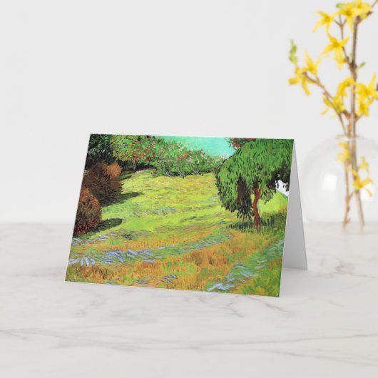 Carte La pelouse ensoleillée dans un parc public par Vin (Fleur jaune)