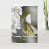 Carte La pensée à vous cardent (Dos)