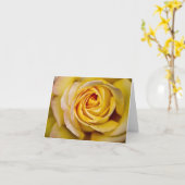 Carte La pensée à vous cardent (Fleur jaune)