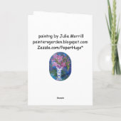 Carte La pensée à vous cardent (Dos)