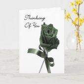 Carte La pensée à vous s'est levée (Fleur jaune)