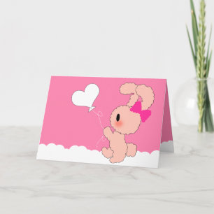 Carte La pensée douce mignonne à vous cardent dans le