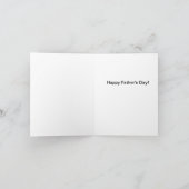 Carte La personne d'un jour du père (Intérieur)