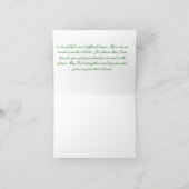 Carte La perte d'un Amoureux.. (Intérieur)