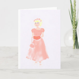Carte la petite demoiselle