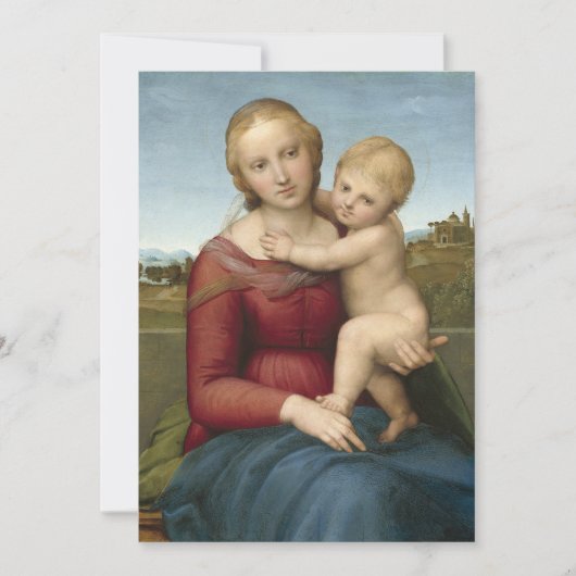 Carte La petite Madonna à la corneille | Raphael (Devant)