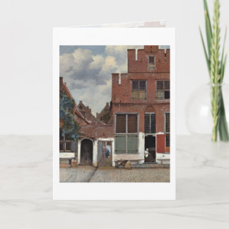 Carte La petite rue par Johannes Vermeer