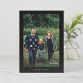 Carte La photo de vacances la plus simple (Debout devant)