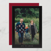 Carte La photo de vacances la plus simple (Devant / Derrière)