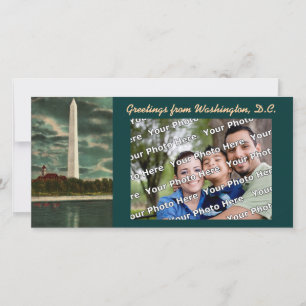 Carte La photo du monument de Washington