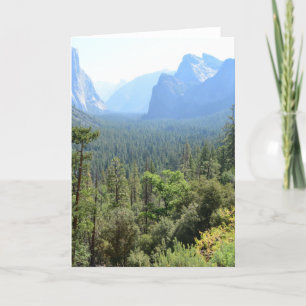 Carte La photographie du paysage du parc national Yosemi