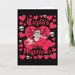 Carte La pire nuit effrayante de Cupidon Anti Saint-Vale
