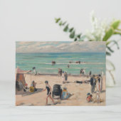 Carte La Plage de Fort-Mahon | Albert André (Debout devant)