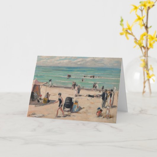 Carte La Plage de Fort-Mahon | Albert André (Fleur jaune)