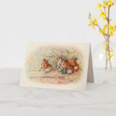 Carte La plantation de cochons de Guinée dans le jardin (Fleur jaune)