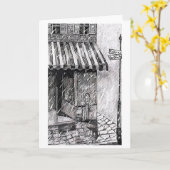 Carte La Pluie Douce ☔️ (Fleur jaune)